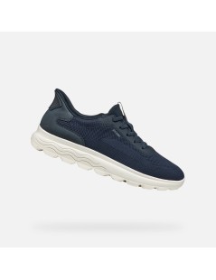 Geox Sneakers Uomo Spherica Plus a Calza Elastic Navy