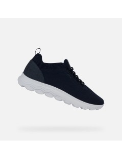 Geox Sneakers Uomo Spherica Tessuto Navy Jeans