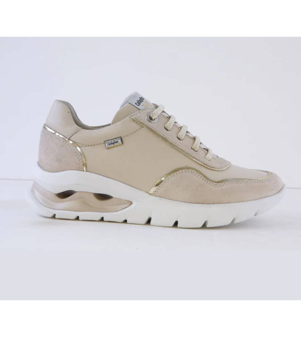 Callaghan Sneakers Aria Inserti Pelle Camoscio Beige