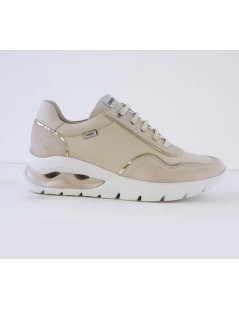 Callaghan Sneakers Aria Inserti Pelle Camoscio Beige