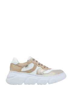 Callaghan Sneakers Baccara Fondo Alto Pelle Rosa Bianco