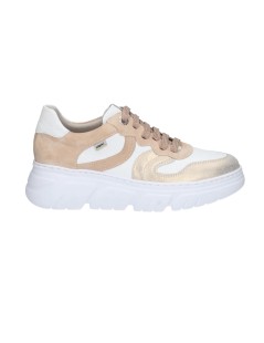Callaghan Sneakers Baccara Fondo Alto Pelle Rosa Bianco