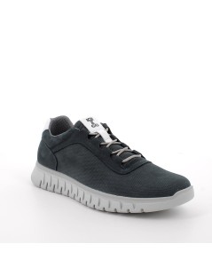 IGI &Co Sneakers Uomo Lacci Interni Fondo Molla Camoscio Blu