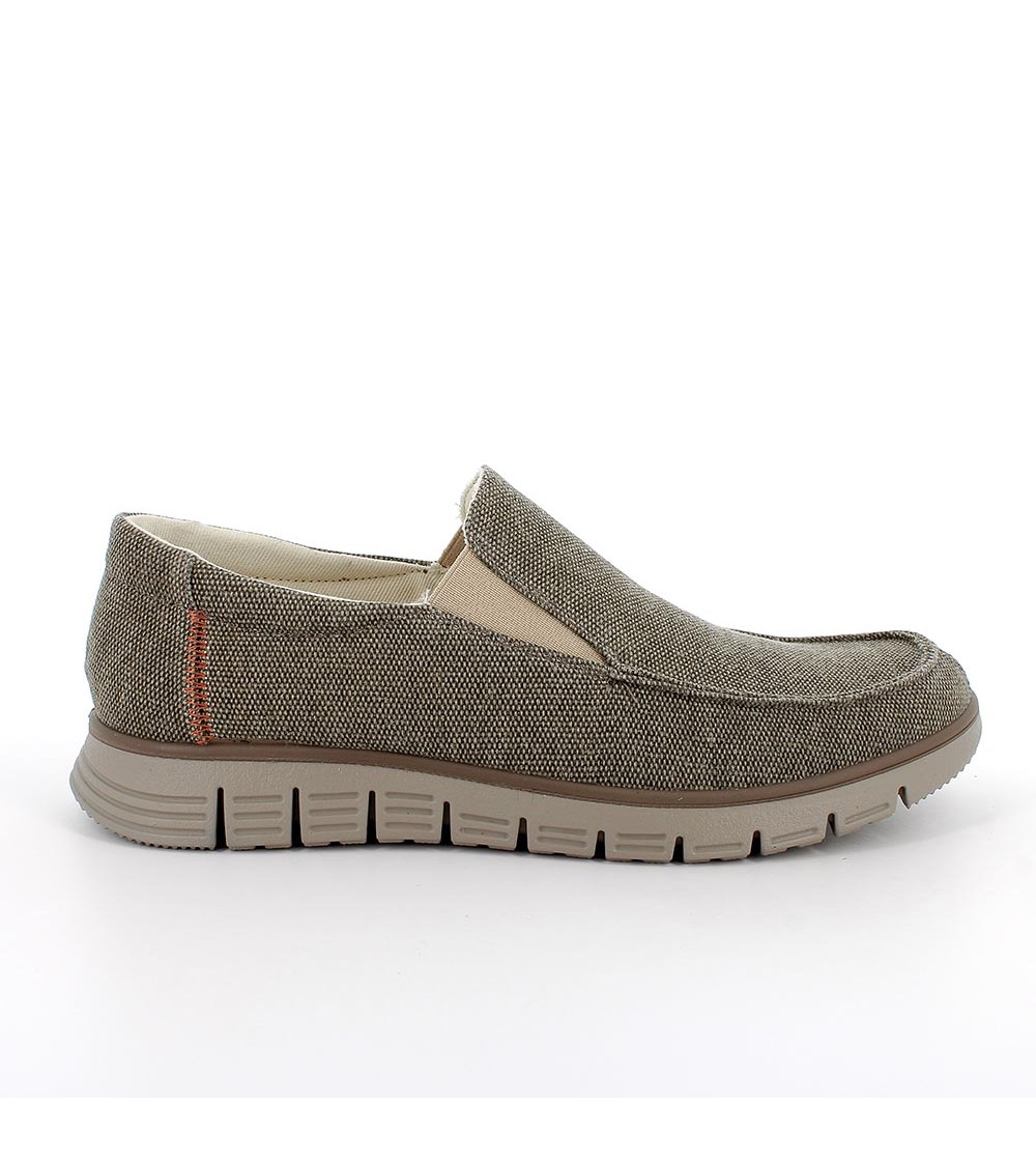 Enval Soft Slipon Uomo Vaschetta Dude Cotone Militare