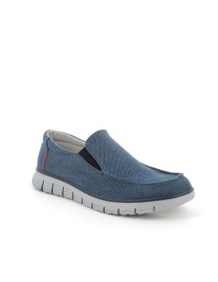 Enval Soft Slipon Uomo Vaschetta Dude Cotone Blu