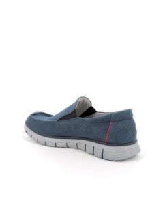 Enval Soft Slipon Uomo Vaschetta Dude Cotone Blu