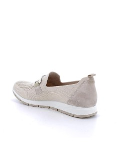 Enval Soft Slipon a Calza con Morsetto Metal Tessuto Crema