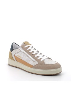 IGI &Co Sneakers Uomo Cassetta con Zip Profilata Sabbia Senape