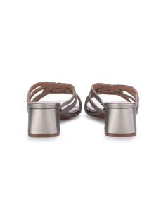 Bibi Lou Sandalo Ciabattina Alia 60 Tessuto Intreccio Piombo