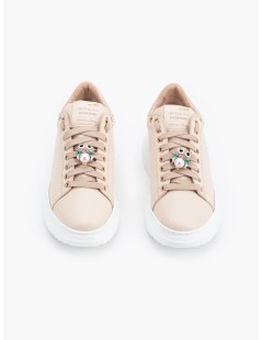 Stokton Sneakers Volume Gioiello Nappa Meringue Nude