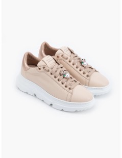 Stokton Sneakers Volume Gioiello Nappa Meringue Nude
