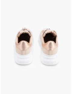 Stokton Sneakers Volume Gioiello Nappa Meringue Nude