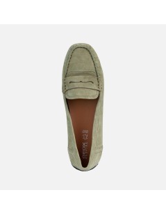 Geox Mocassino Donna Kosmopolis Basso Camoscio Pistacchio