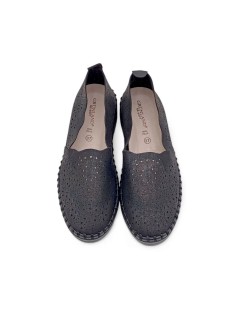 Grunland Slipon Super Leggera Traforata Ideal Tutto Nero