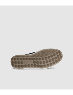 Ecco Sneakers Uomo 7M Cassetta Pelle Blu Marine
