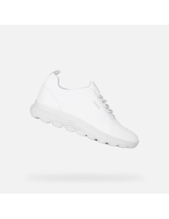 Geox Sneakers Donna Spherica Tessuto Bianco