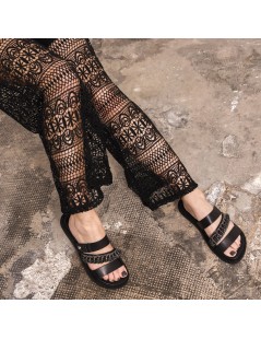 Cult Ciabattina Roshelle Bassa Fascettine Pelle Nero