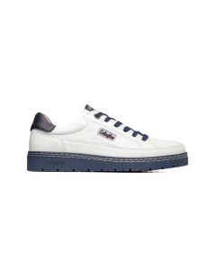 Callaghan Sneakers Uomo Petete Cassetta Profilata Pelle Bianco Blu