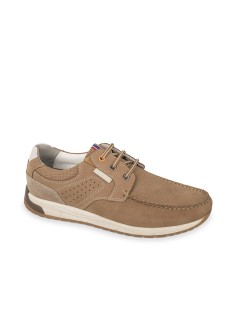 Valleverde Stringata con Vaschetta Tubolare Vela Nabuk Avana