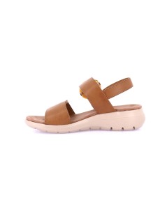 Grunland Sandalo Comfort Fasce Regolabili con Velcro Cuoio