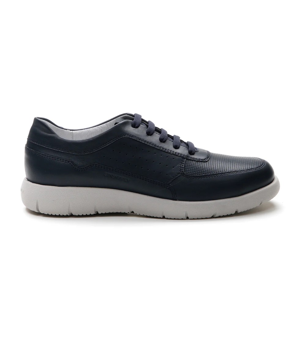 Stonefly Sneakers Stream Classic Comfort Traforate Nappa Blu Scuro