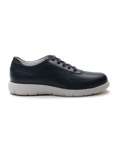 Stonefly Sneakers Stream Classic Comfort Traforate Nappa Blu Scuro