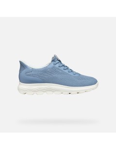 Geox Sneakers Donna Spherica Plus Tessuto Blu Cielo
