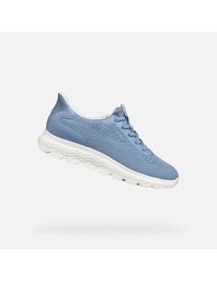 Geox Sneakers Donna Spherica Plus Tessuto Blu Cielo