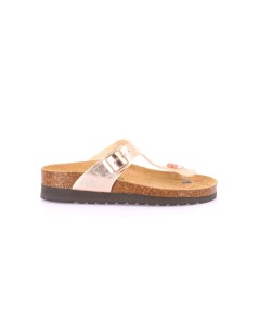 Grunland Ciabatta Infradito Bio Birk Zeppa Alta Laminato Rame