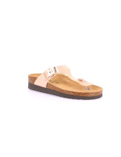 Grunland Ciabatta Infradito Bio Birk Zeppa Alta Laminato Rame