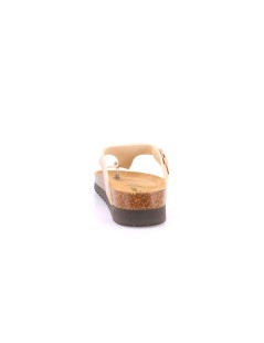 Grunland Ciabatta Infradito Bio Birk Zeppa Alta Laminato Rame