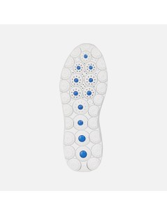 Geox Sneakers Donna Spherica Knitted Tessuto Nero Bianco