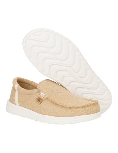 Hey Dude Mocassino Slipon Uomo Mikka Vaschetta Tessuto Crema