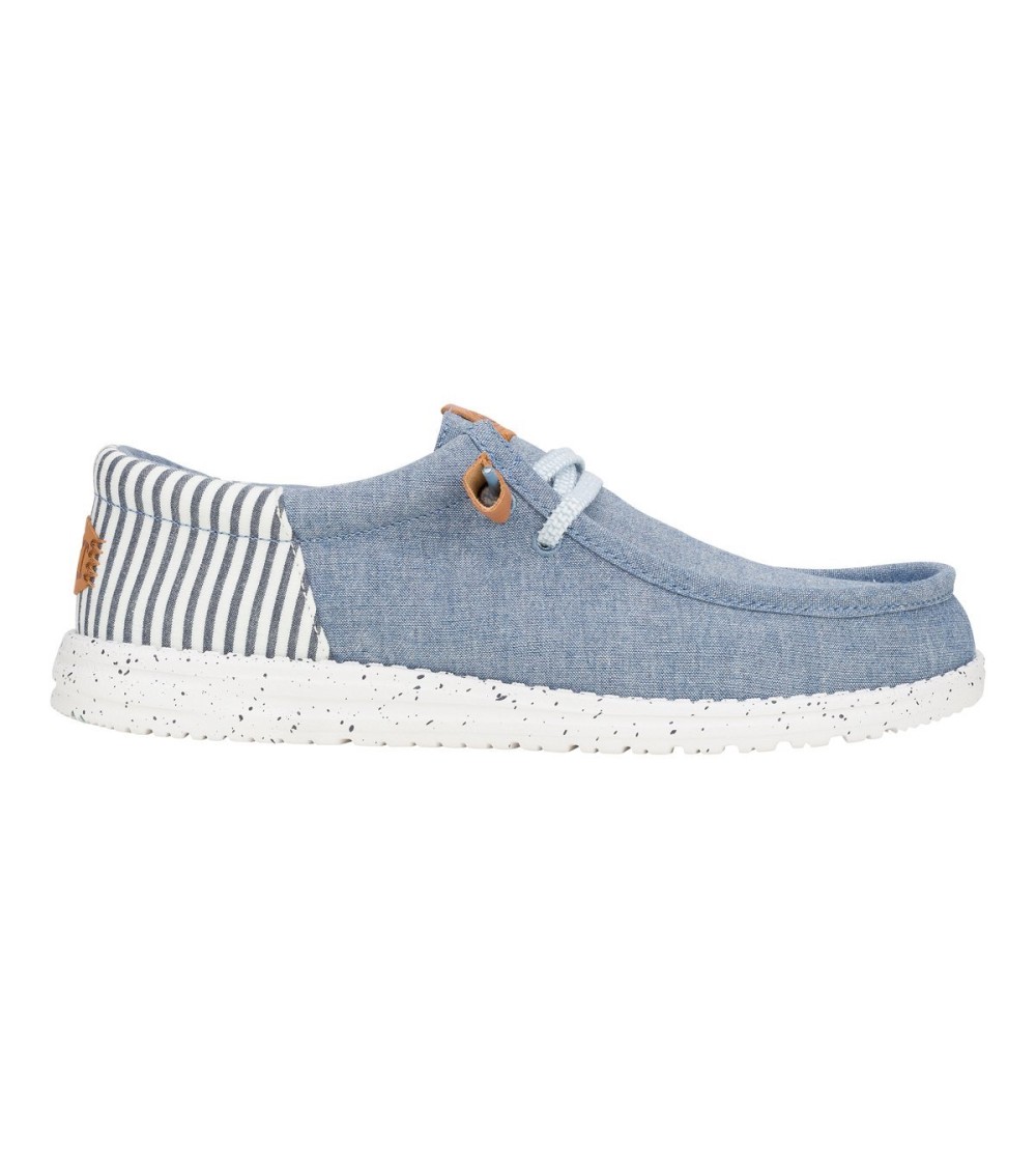 Hey Dude Slipon Uomo Wally Funk Elastic Tessuto Denim