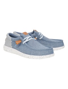 Hey Dude Slipon Uomo Wally Funk Elastic Tessuto Denim