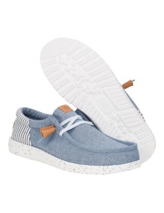 Hey Dude Slipon Uomo Wally Funk Elastic Tessuto Denim