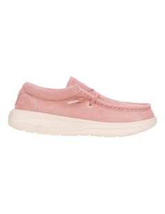 Hey Dude Slipon Donna Platform Alto Elastic Tessuto Rosa
