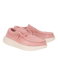 Hey Dude Slipon Donna Platform Alto Elastic Tessuto Rosa