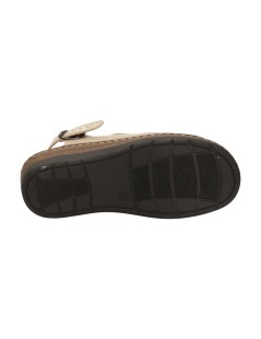Valleverde Sandalo Comfort 3 Velcro Plantare Predisposto Beige