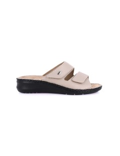 Grunland Ciabatta Classic Plantare Estraibile 2 Velcro Pelle Sabbia