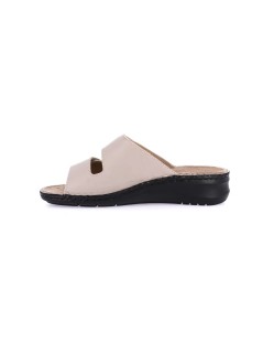 Grunland Ciabatta Classic Plantare Estraibile 2 Velcro Pelle Sabbia