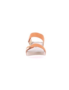 Grunland Ciabatta Fit Doppio Fascia Velcro Extra Leggera Arancio