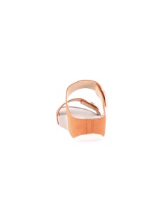 Grunland Ciabatta Fit Doppio Fascia Velcro Extra Leggera Arancio