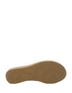 Susimoda Ciabatta Zeppa 2 Velcro Comfort Pelle Camel