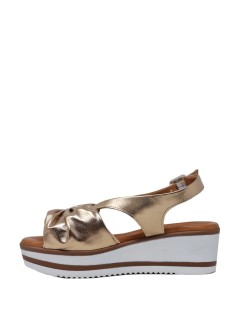 Susimoda Sandalo Platform Plantare Gel Rouche Laminato Champagne