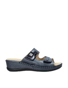 Susimoda Ciabatta Classic Plantare Estraibile 2 Velcro Perlato Blu