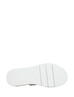 Susimoda Sandalo Zeppa 2 Fasce Velcro Fibbia Nappa Bianco