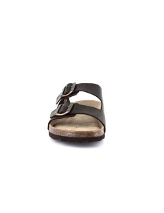 Grunland Ciabatta Uomo Arizona Bio Birk Pelle Mogano
