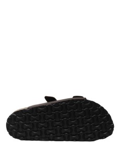 Valleverde Ciabatta Uomo Birk Biosoft Arizona 2 Fibbie Marrone