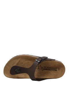 Valleverde Ciabatta Infradito Uomo Gizeh Birk Bio Soft Marrone